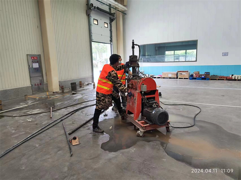 静海厂房地面下沉塌陷注浆加固施工